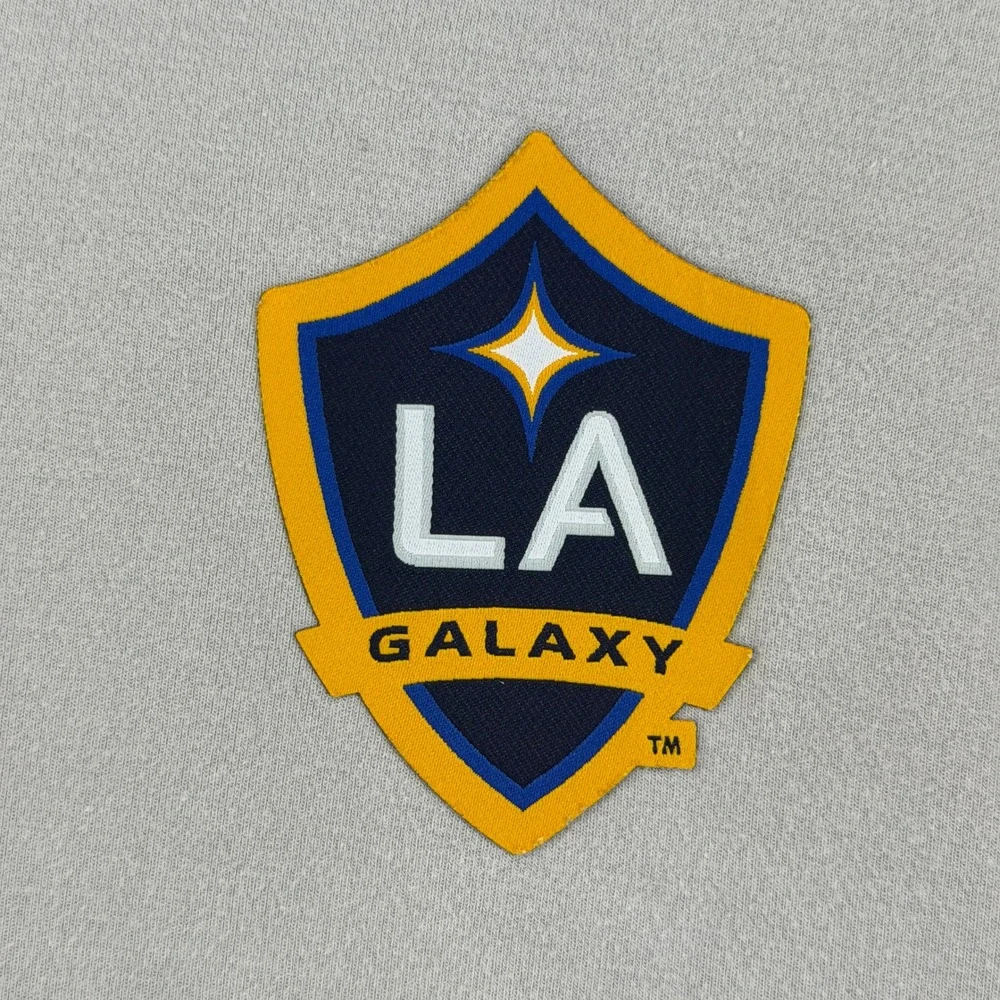 LA Galaxy Adidas Hoodie Men L Gray MLS Soccer ZNE Full Zip EUC